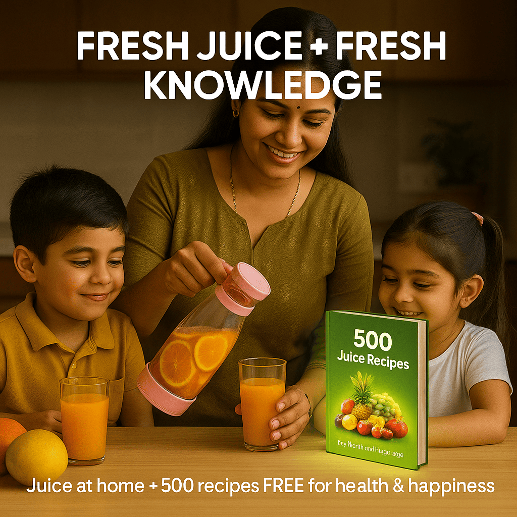 Portable Mini bottle Blender (Free 500 Recipe E-Book)