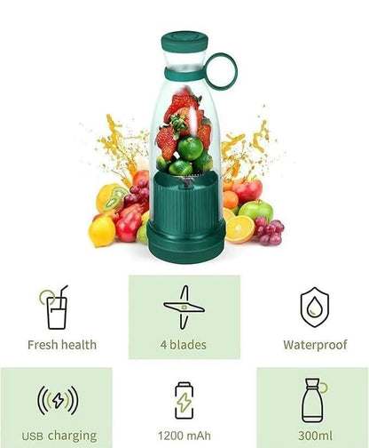 Portable Mini bottle Blender (Free 500 Recipe E-Book)