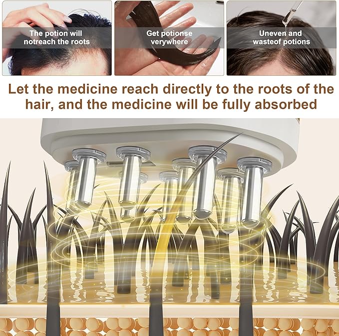 Scalp Hair Oil Applicator For Head Massager And Hair Growth