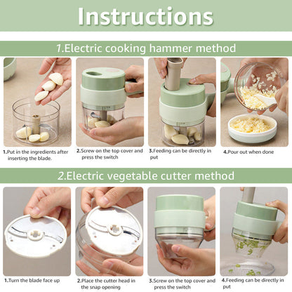 Best Vegetable Cutter (6 Attachments Included)