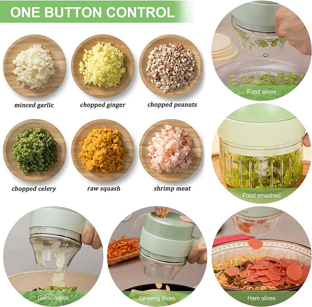 Best Vegetable Cutter (6 Attachments Included)