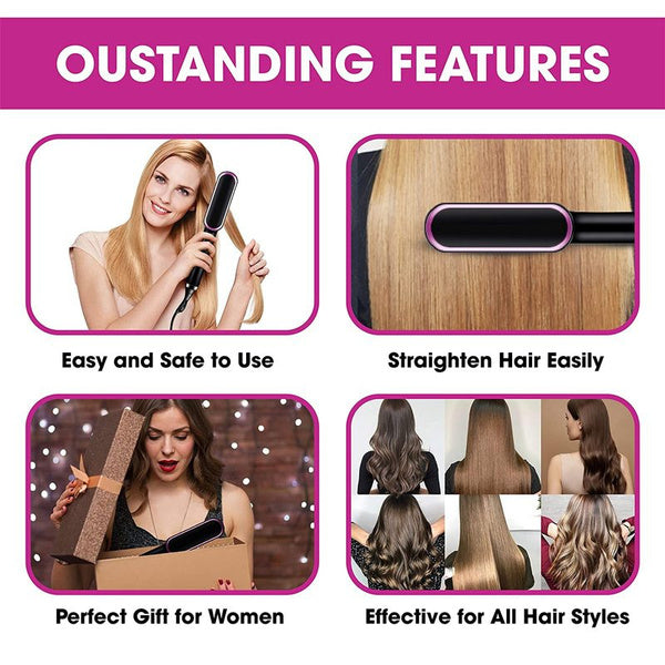 Supersonic Hair Brush (Dryer/Straightner/Styler/Volumiser)