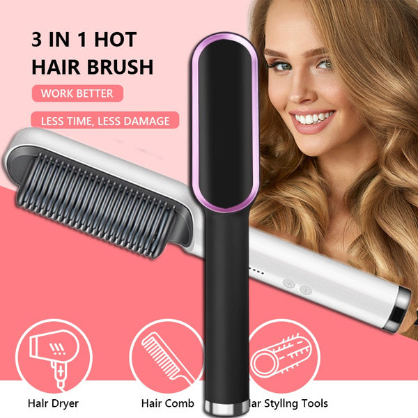 Supersonic Hair Brush (Dryer/Straightner/Styler/Volumiser)