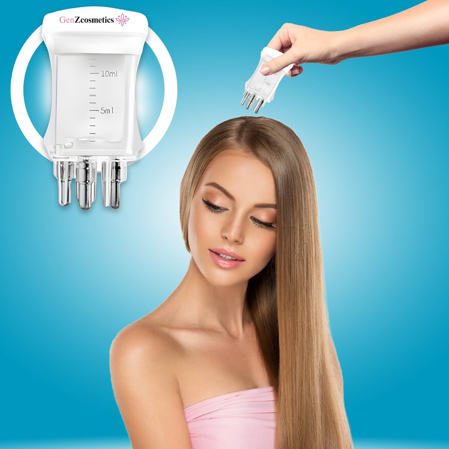 Scalp Hair Oil Applicator For Head Massager And Hair Growth